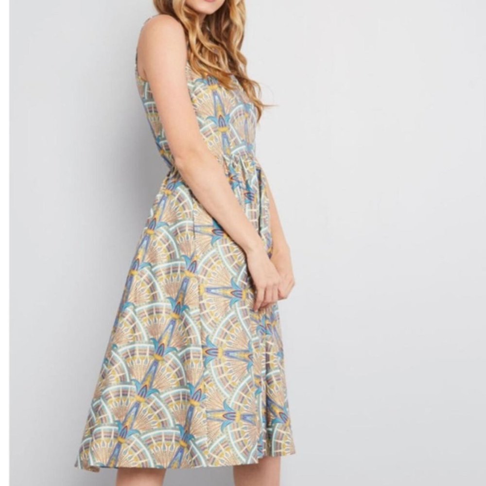 Automatic Classic Midi Dress in Deco Modcloth
